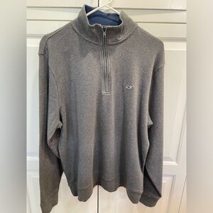 Vineyard Vines Men Grey Half Zip Pullover Size Medium